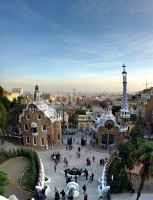  view to Barcelona from  Parc Güell